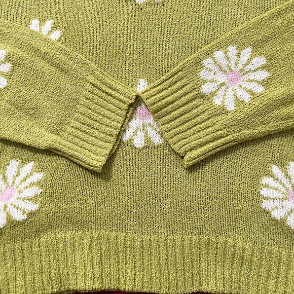 Show Me Your Mumu Women's Daisy Flower Power Knit Sweater Size Large - Picture 8 of 10